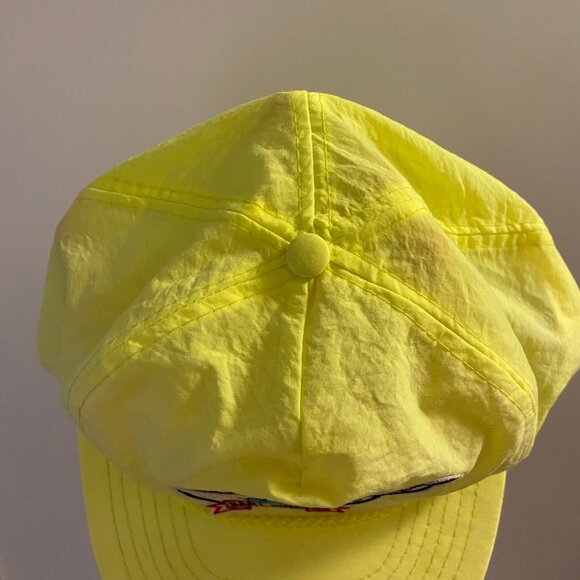 vintage 1990 bart simpson embroidered patch neon snapback cap - Picture 10 of 12